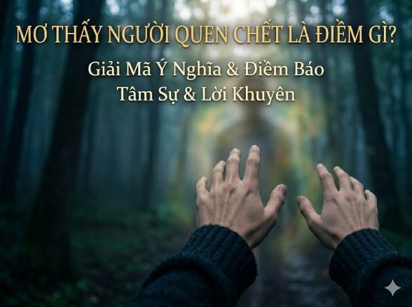 Chiêm bao thấy người quen chết bất ngờ
