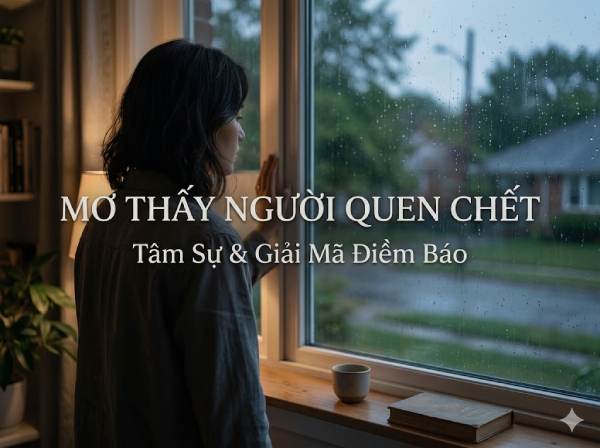 Nằm mơ thấy người quen chết là điềm báo gì, số gì tài lộc?