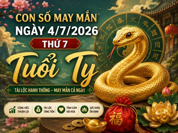 Tử vi tuổi Tỵ ngày 4/7/2026 có gì đáng chú ý?