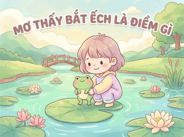 Nằm ngủ mơ thấy bắt ếch là điềm hên hay xui, số gì may?