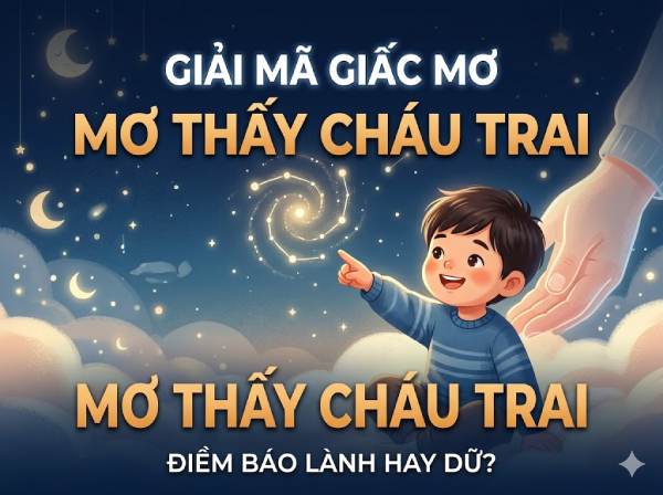 Chiêm bao thấy cháu trai thành đạt