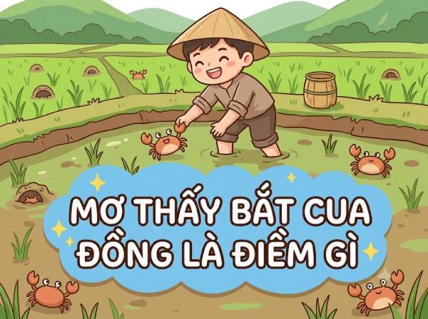 Nằm mơ thấy bắt cua đồng là điềm gì, chọn số gì hên?