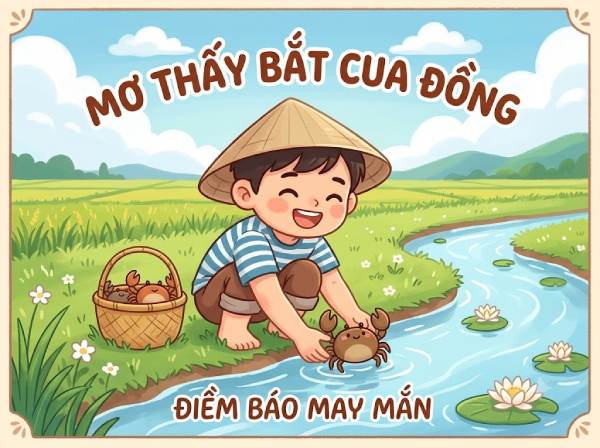 Luận giải ý nghĩa giấc mơ thấy bắt cua đồng là điềm gì?