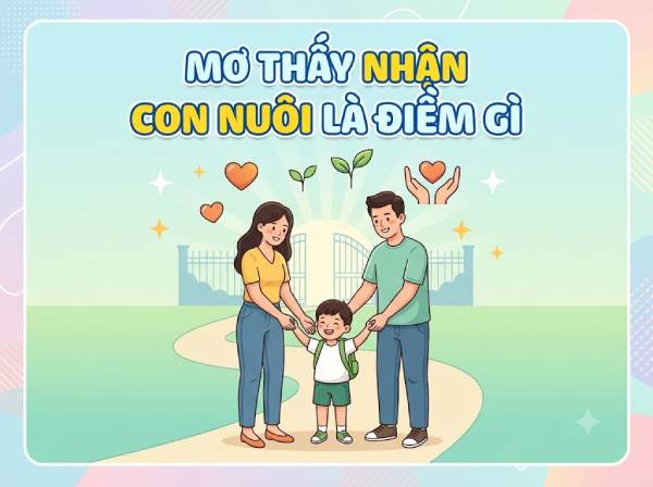 Nằm mơ thấy nhận con nuôi là điềm gì, con số gì cát lộc?