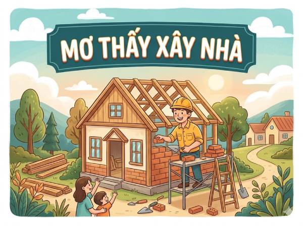 Nằm mơ thấy xây nhà là điềm báo gì, may mắn hay xui xẻo?