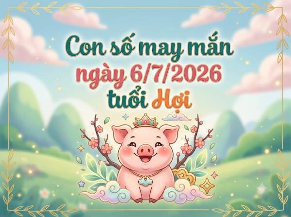 Giải mã con số may mắn ngày 06/07 kích tài lộc tuổi Hợi
