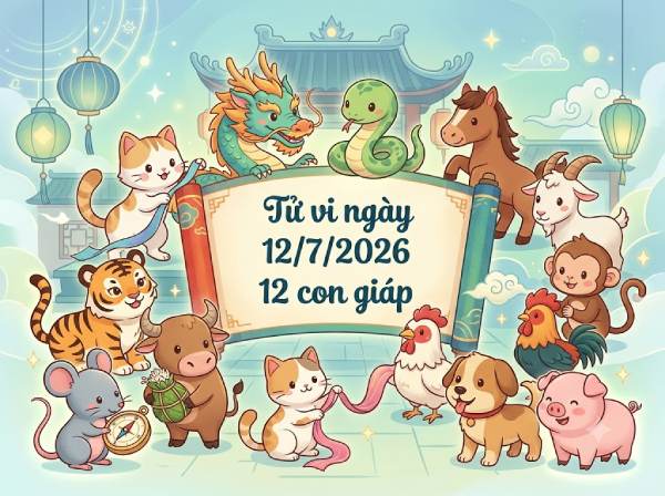 Tổng quan tử vi ngày 12/07/2026 chủ nhật hôm nay