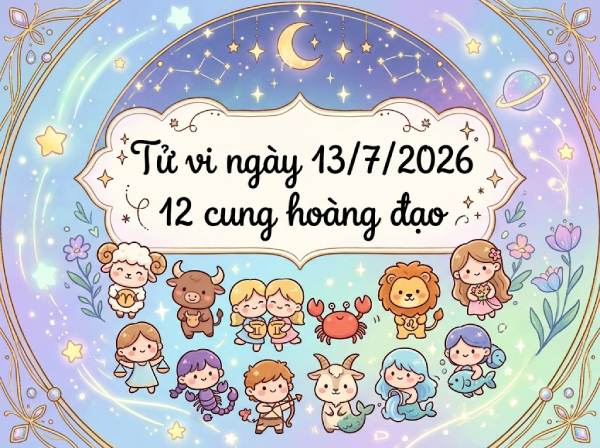 Tổng quan vận khí ngày 13/07/2026